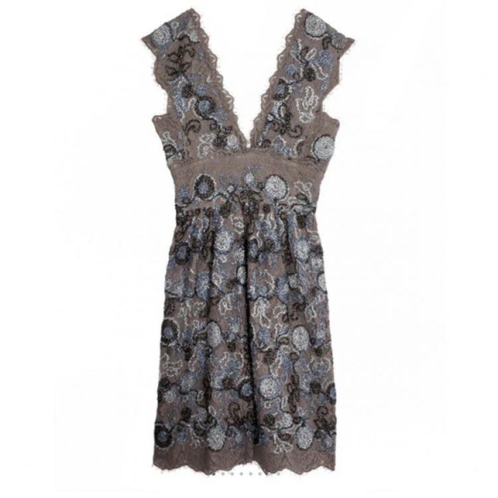 Burberry Prorsum Metallic Lace Dress - Picture 2 of 16